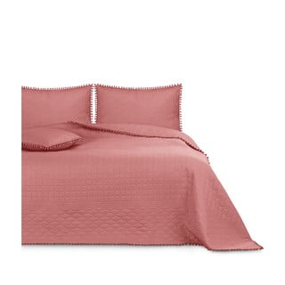 Cuvertură pentru pat AmeliaHome Meadore, 170 x 270 cm, roz