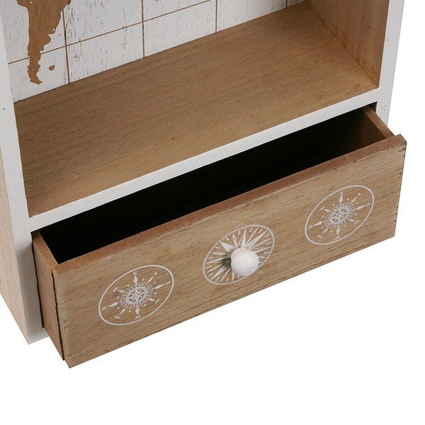 Cuier din lemn pentru chei, sertar, VERSA-image-1