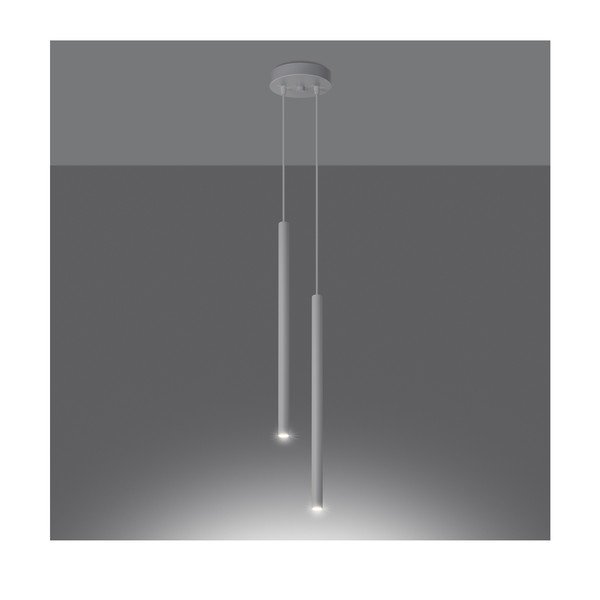 Lustră albă din metal ø 15 cm Fideus – Sollux-image-4