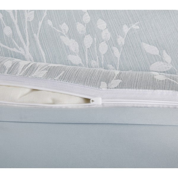 Lenjerie de pat verde din jacquard pentru pat de o persoană 140x200 cm Boston – My House-image-3