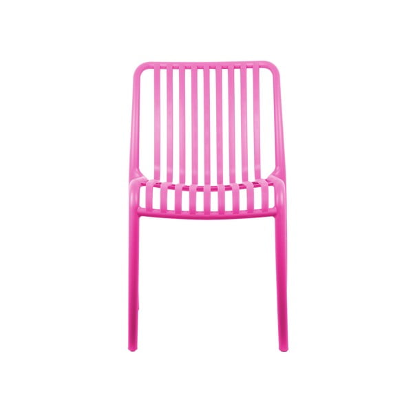 Scaun de dining roz din plastic Glee – Leitmotiv-image-2