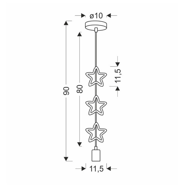 Corp de iluminat pentru copii cu abajur din metal Single – Candellux Lighting-image-2
