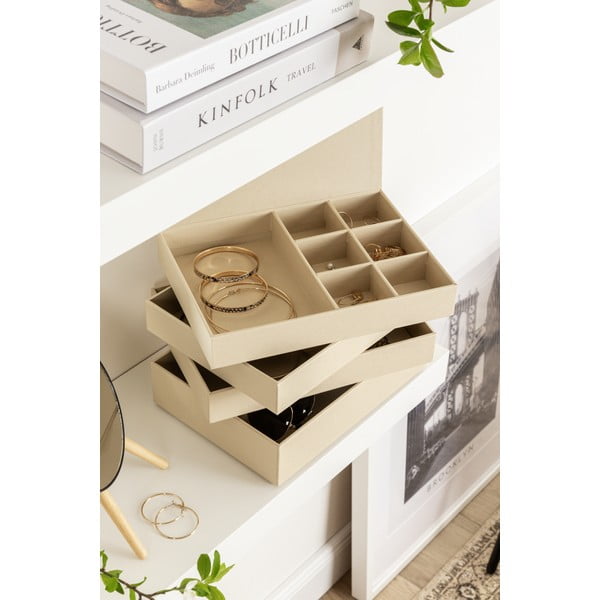 Organizator de bijuterii Fawn Paper Laminate – Bigso-image-1