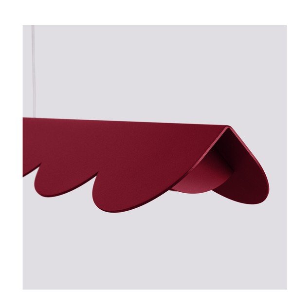Lustră burgundy LED din aluminiu BISCUIT – Thoro-image-4