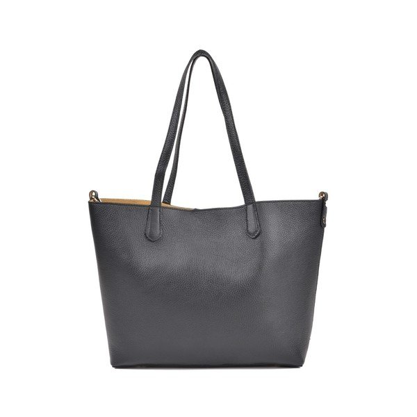Geantă din piele Roberta M Kulia Nero, negru-image-3