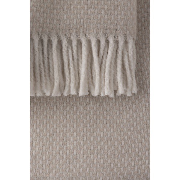 Pătură bej din amestec de bumbac 140x180 cm Zen – Euromant-image-1