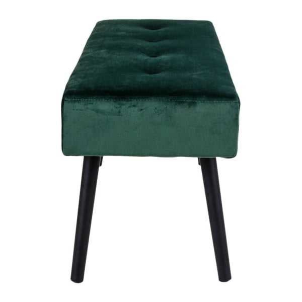 Bancă tapițată House Nordic Skiby, 100 x 35 cm, verde închis-image-1