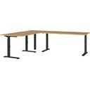 Birou reglabil cu blat cu aspect de lemn de stejar 200x240 cm Agenda – Germania