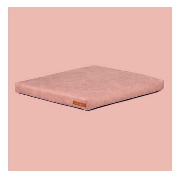 Saltea roz pentru câini din piele ecologică 90x110 cm SoftPET Eco XXL - Rexproduct-image-1