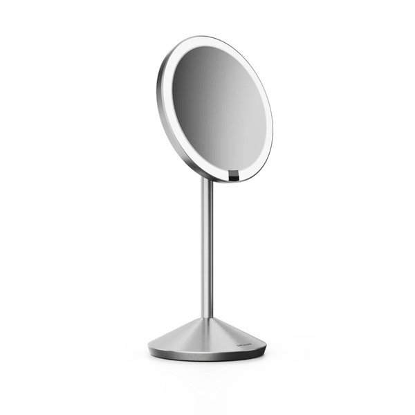 Oglindă cosmetică (mărire 10x) cu led/de mărire ø 12 cm – simplehuman