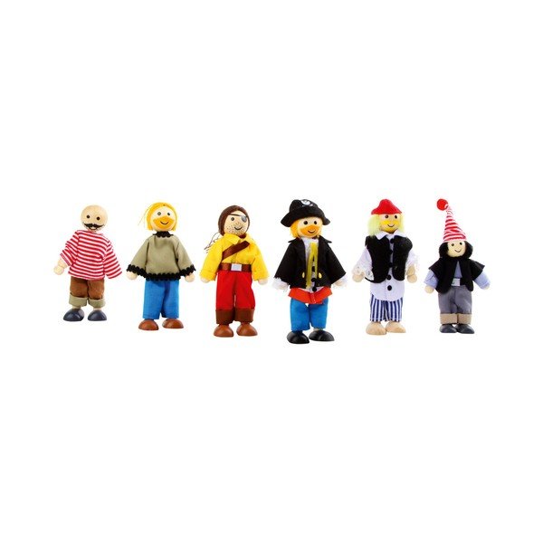 Set figurine din lemn și material textil Legler Pirates-image-1