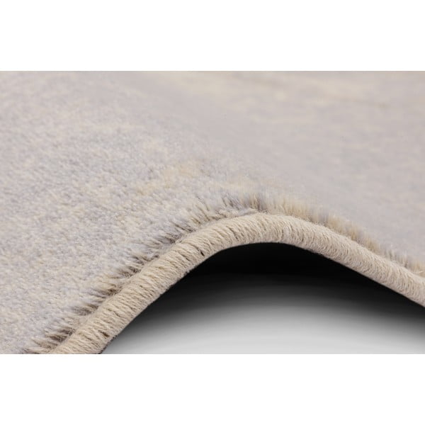 Covor gri/crem din lână 200x300 cm Lissey – Agnella-image-2
