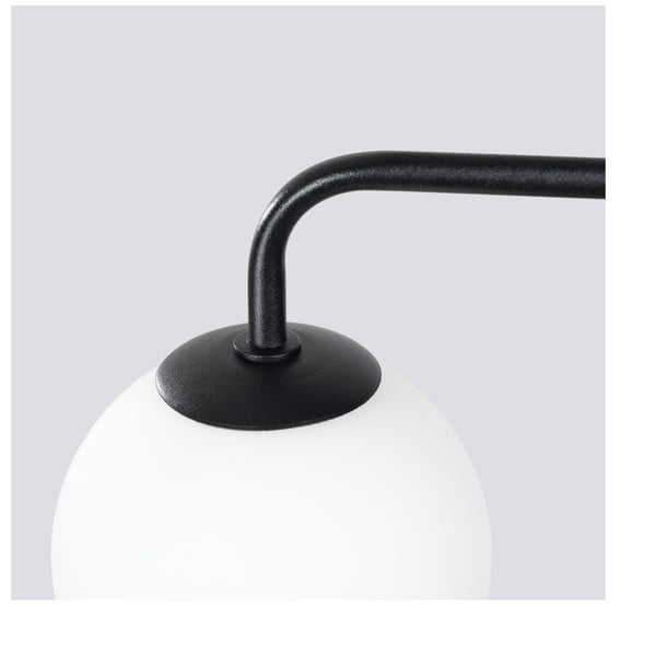 Aplică de perete neagră-albă Beam – Sollux-image-4