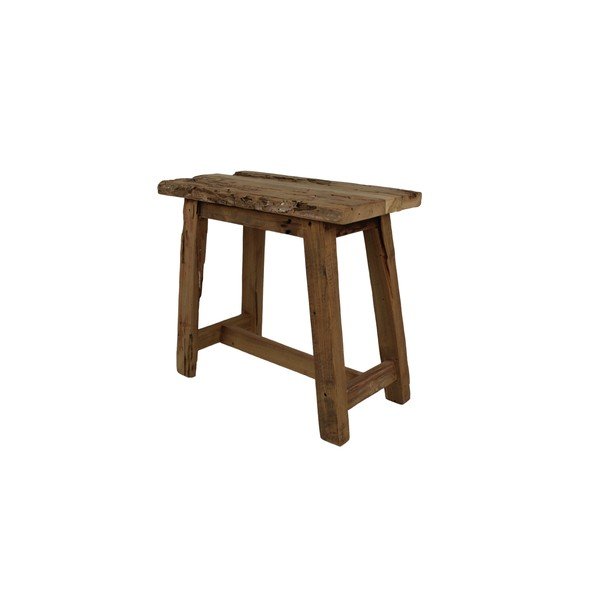 Scaun din lemn de tec HSM collection Rustical, lungime 50 cm-image-1