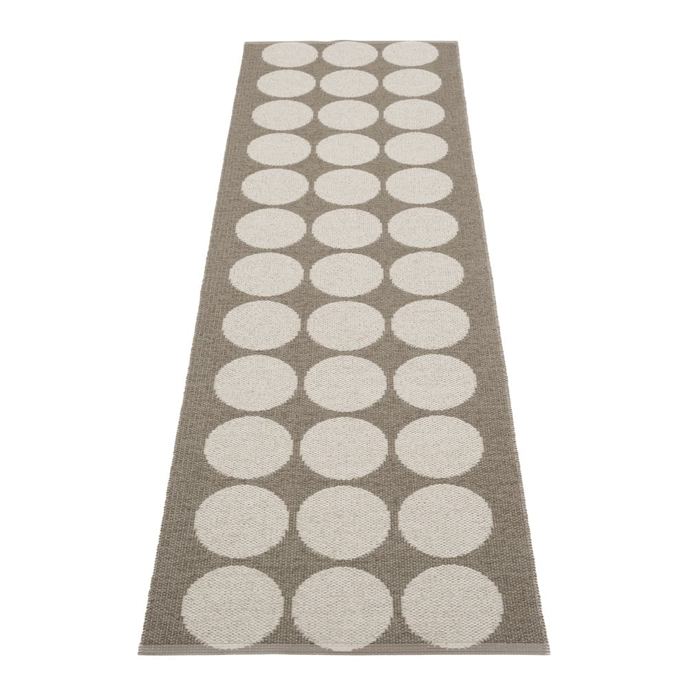 Covor tip traversă pentru interior și exterior maro/bej 70x240 cm Hugo Walnut Linen – Pappelina