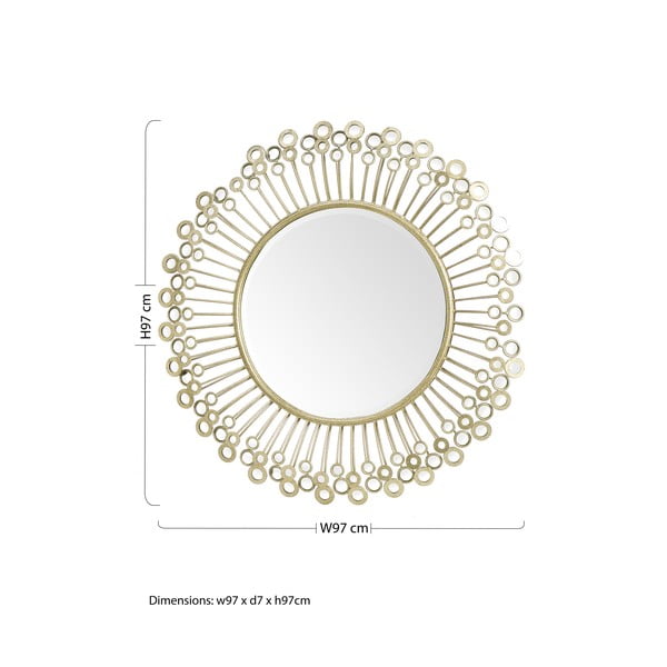 Oglindă de perete ø 97 cm – Premier Housewares-image-2