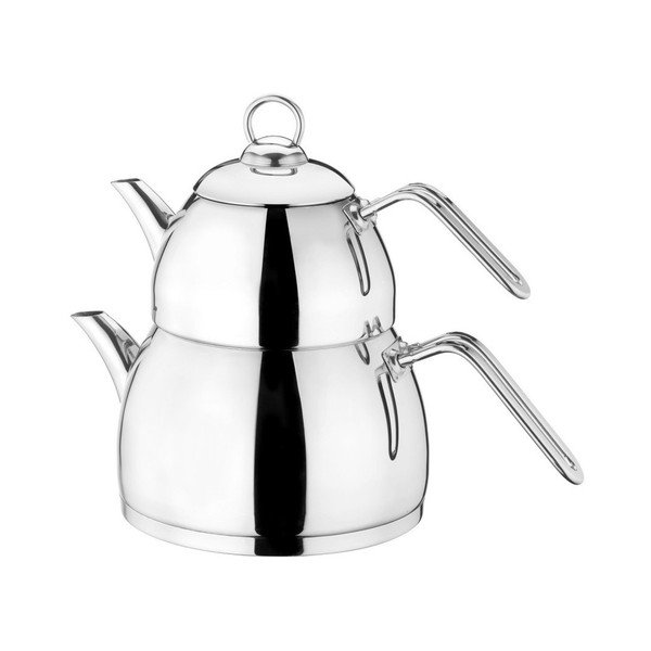 Ceainic dublu din oțel inoxidabil Kutahya Tea Time-image-4