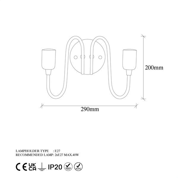 Aplică de perete neagră Firat – Opviq lights-image-4