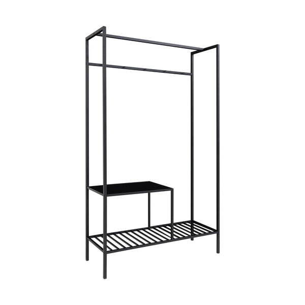 Dulap multifuncțional cu 2 rafturi House Nordic Vita, 170 x 101 cm, negru-image-1