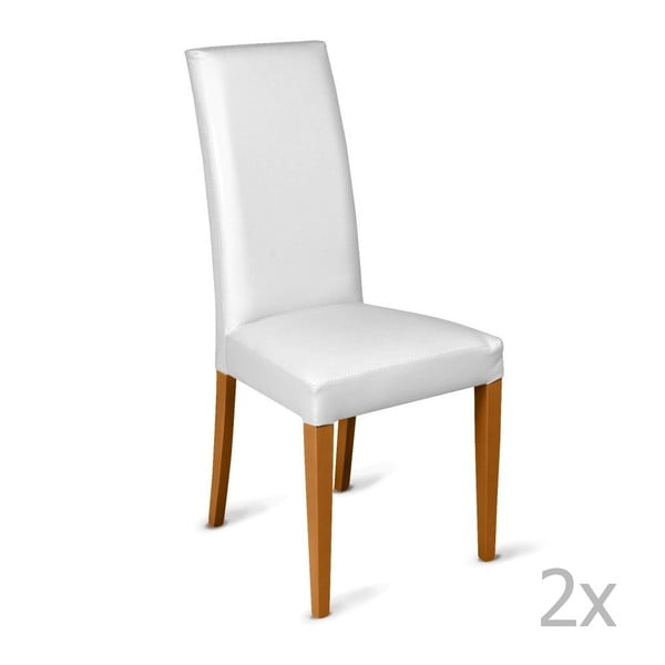 Set 2 scaune Christen, alb