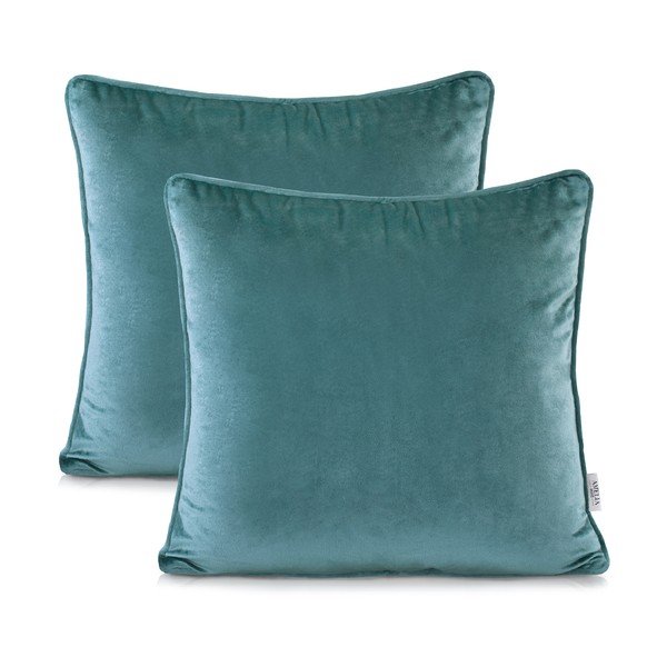 Set 2 fețe de pernă AmeliaHome Nancy Lightblue, 45 x 45 cm-image-2
