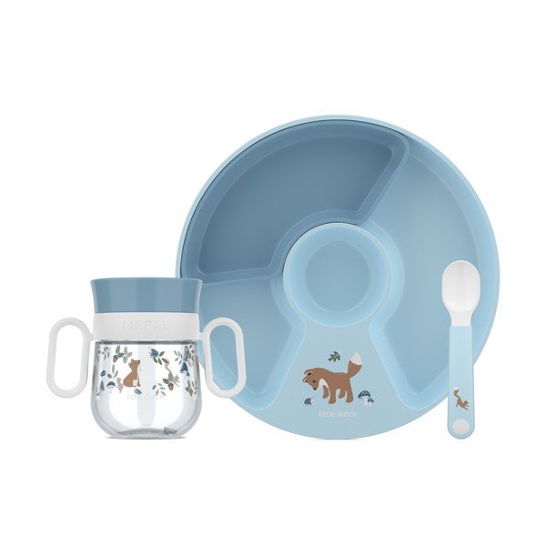 Set de veselă pentru copii 3 buc. din plastic Forest Friends – Mepal