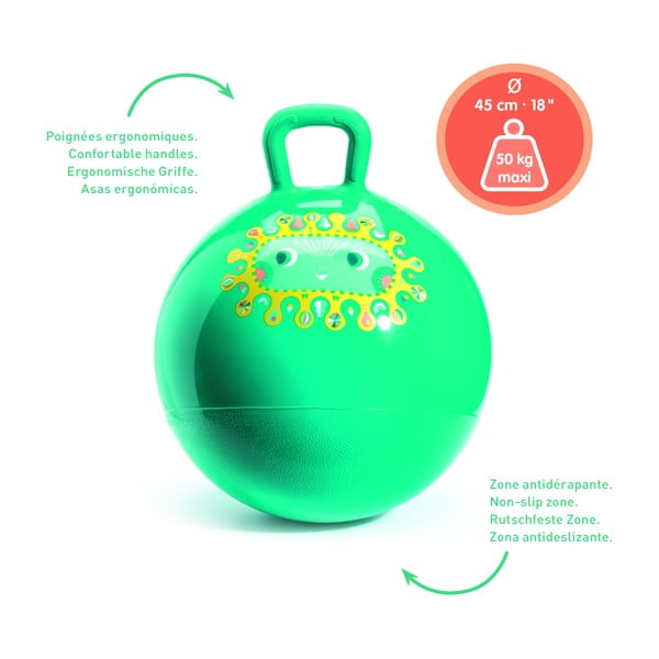 Minge de sărit cu mâner pentru copii Djeco „Diego”-image-1