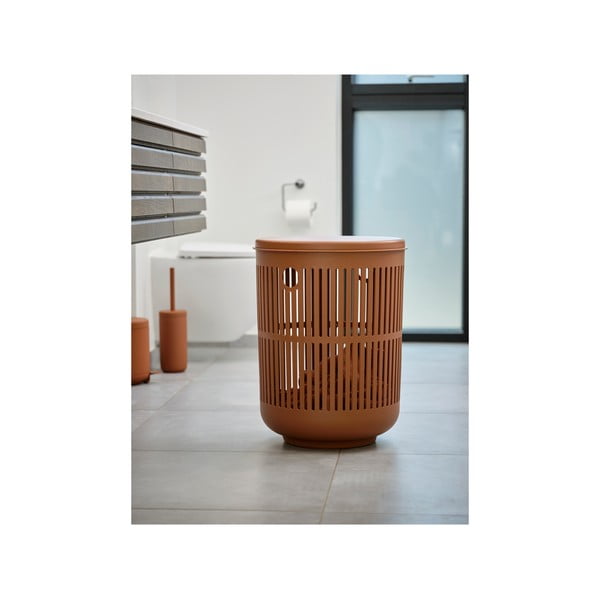 Perie de WC portocalie din gresie ceramică Ume – Zone-image-3