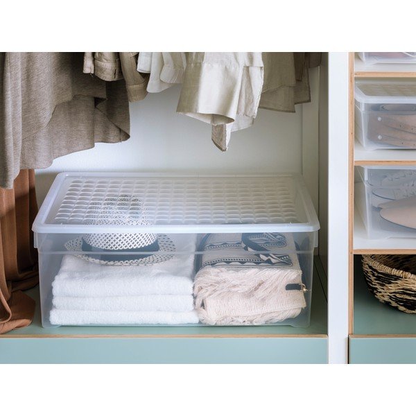 Cutie de depozitare din plastic cu capac 60x39x23 cm – Curver-image-1