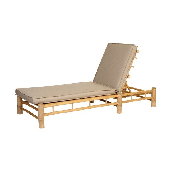 Șezlong din lemn de bambus pentru grădină Exotan-image-2