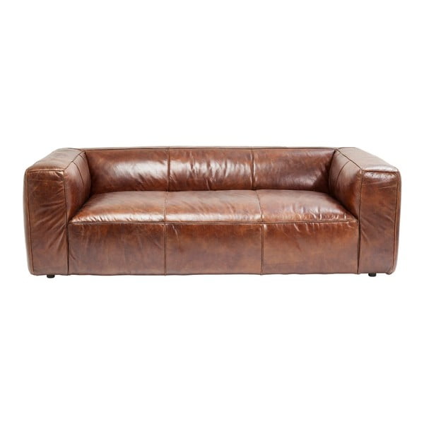 Canapea din piele cu 2 locuri Kare Design Cubetto
