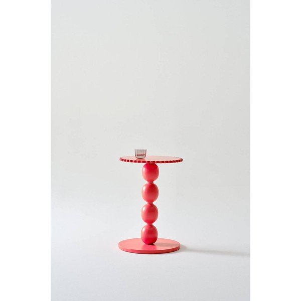 Măsuță auxiliară rotundă din lemn de mango ø 44 cm Ives – Jotex-image-2