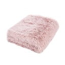 Cuvertură roz din micropluș pentru pat dublu 245x280 cm Cuddly – Catherine Lansfield