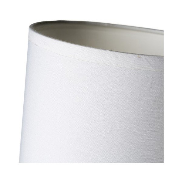 Veioză din sticlă cu abajur textil (înălțime 29 cm) – Casa Selección-image-2