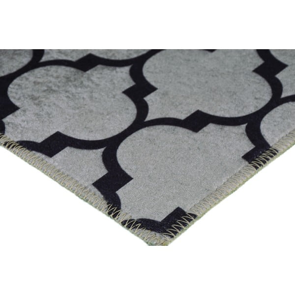 Covor gri lavabil 80x50 cm - Vitaus-image-2