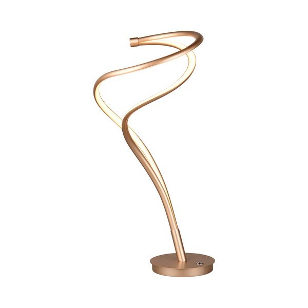 Veioză aurie LED cu abajur din metal (înălțime 56 cm) Nala – Trio Select-image-3