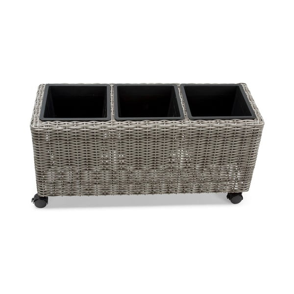 Ghiveci de grădină Bonami Essentials Natural, gri-image-4