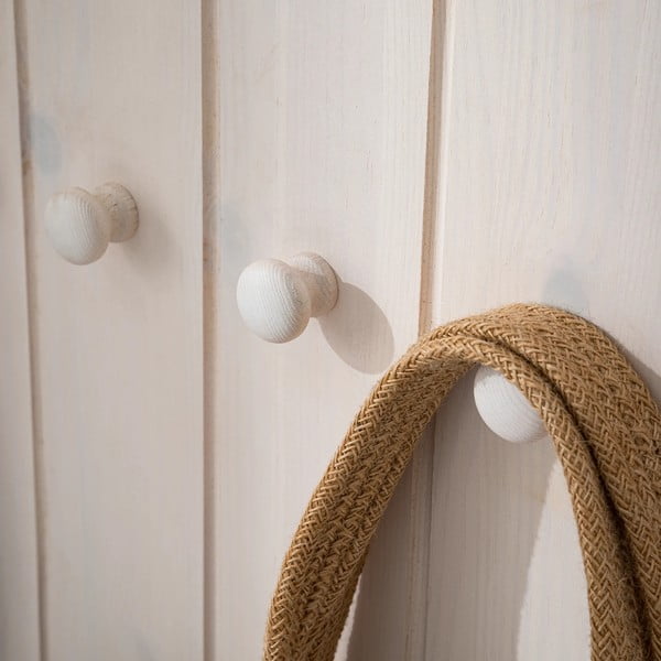 Set pentru hol alb din lemn de pin 60x120x25 cm Anita – Støraa-image-4