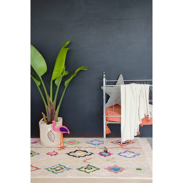 Covor crem lavabil/țesut manual din bumbac 170x240 cm Kaarol – Lorena Canals-image-4