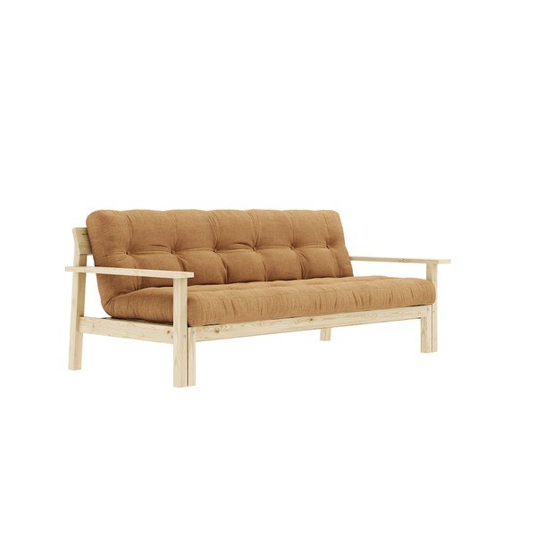 Canapea extensibilă galben muștar 218 cm Unwind – Karup Design-image-3