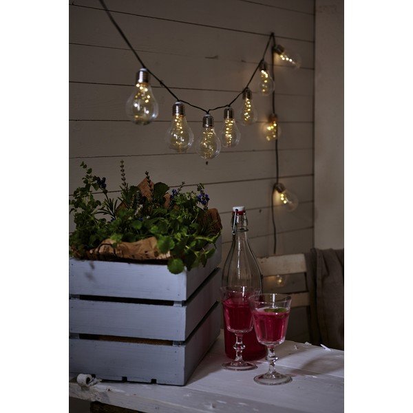 Șirag luminos solar LED pentru exterior Star Trading Glow, alb, lungime 1,9 m-image-4