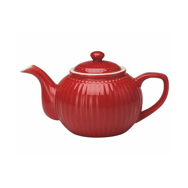 Ceainic din ceramică Green Gate Alice, 1 l, roșu