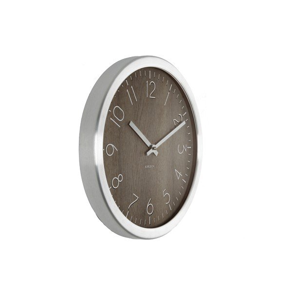 Ceas de perete Karlsson Wood Charm XL, maro-image-2