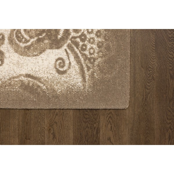 Covor bej din lână 200x300 cm Damask – Agnella-image-3