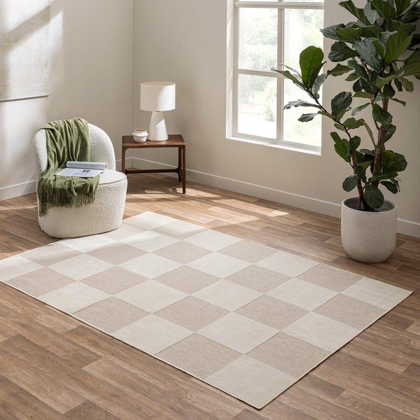 Covor bej din amestec de bumbac 140x200 cm Toledo – douceur d'intérieur-image-2