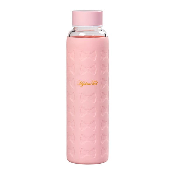 Sticlă apă cu protecție silicon Ted Baker Sleeve, 360 ml, roz
