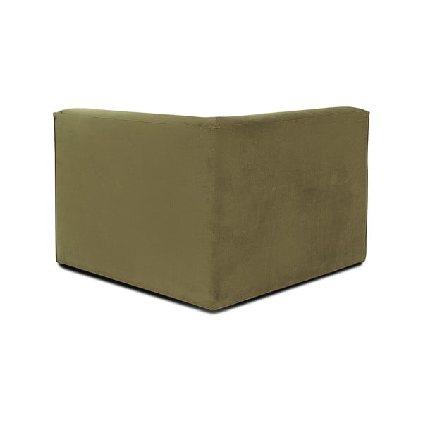 Modul pentru canapea verde   din catifea reiată Sting - Scandic-image-3