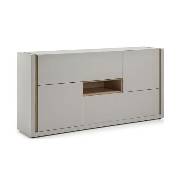 Comodă La Forma Qu, gri-image-3
