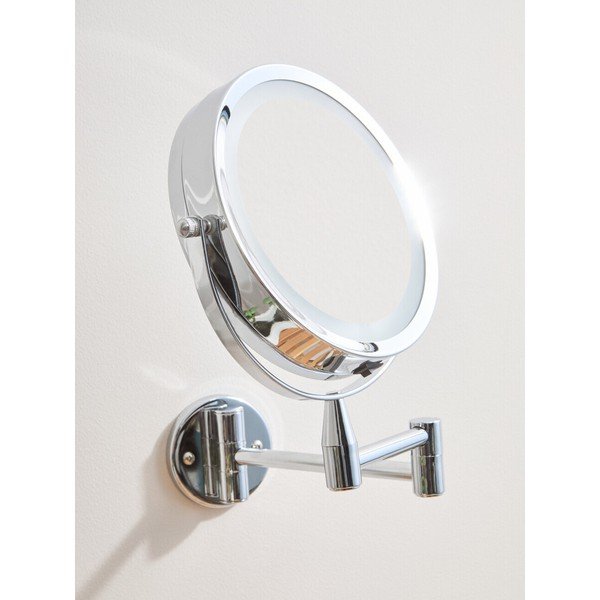 Oglindă cosmetică (mărire 2x) cu led/de mărire 18x29 cm Cassini – Premier Housewares-image-2