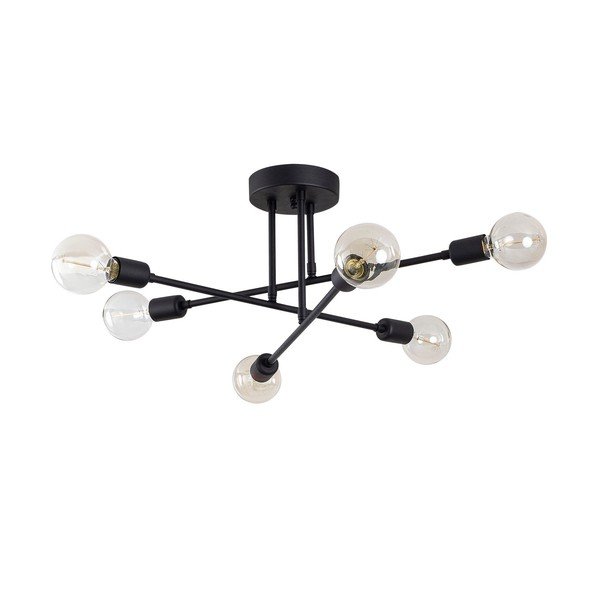 Plafonieră neagră 64x64 cm Flower – Opviq lights